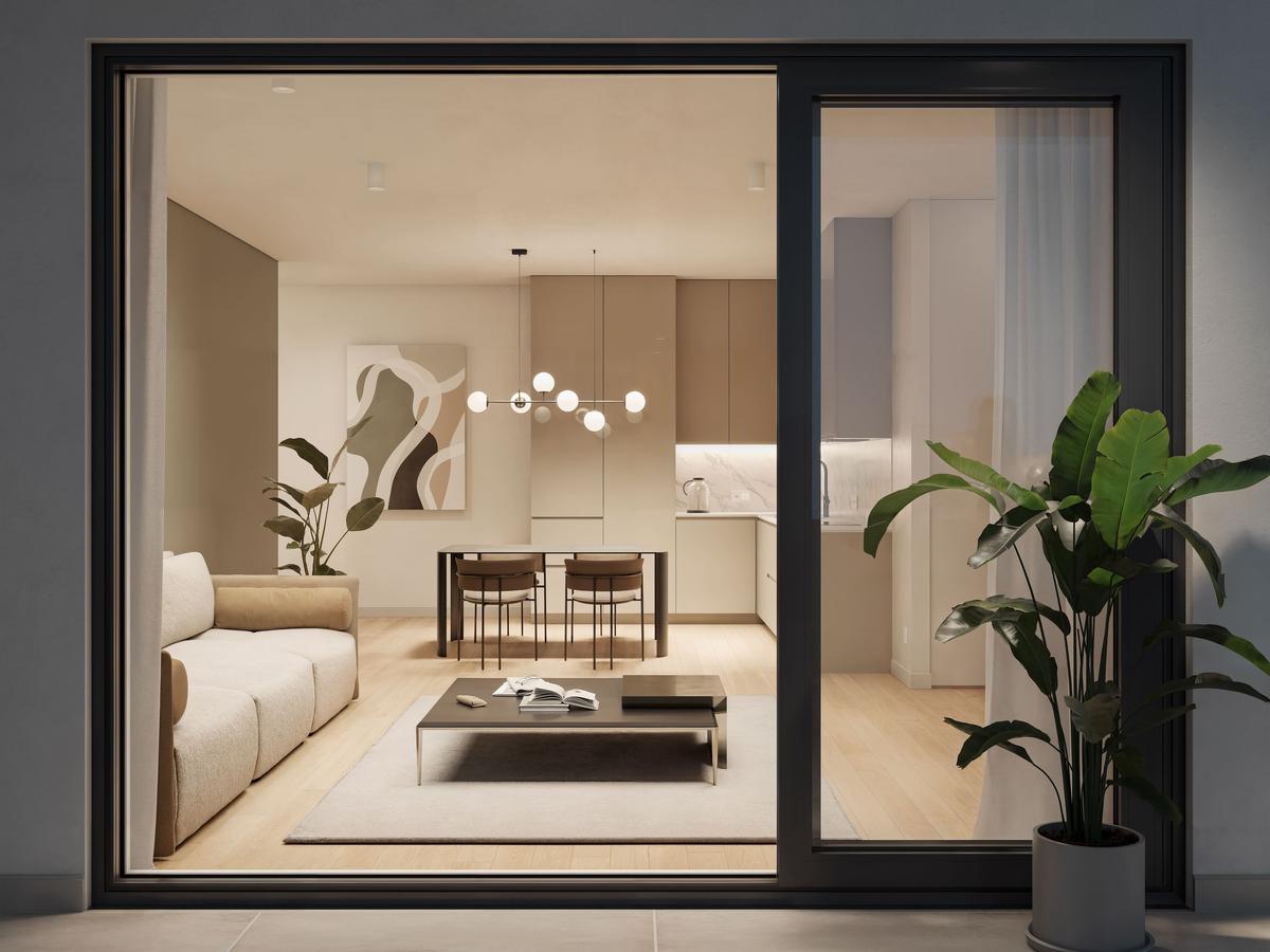 Apartment Living and Kitchen, Silicon Park, Imperio.jpg